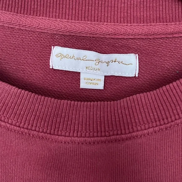 Spiritual Gangster Maroon Long Sleeve Cropped Sweatshirt - Women's Medium - Picture 6 of 7